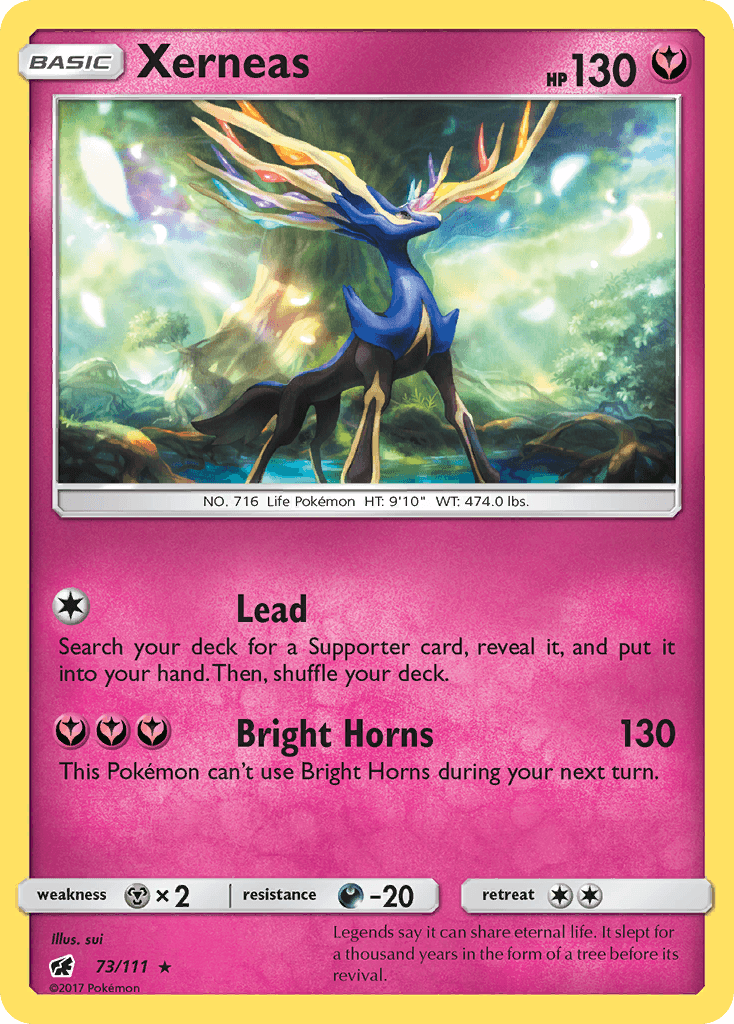 Xerneas, carta 73 de Crimson Invasion