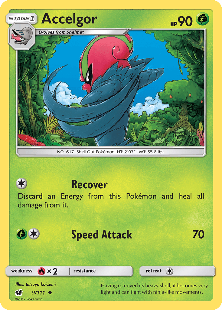 Accelgor, carta 9 de Crimson Invasion