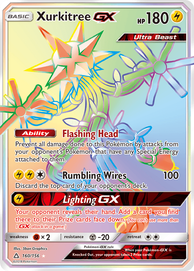 Xurkitree GX, carta 160 de Ultra Prism