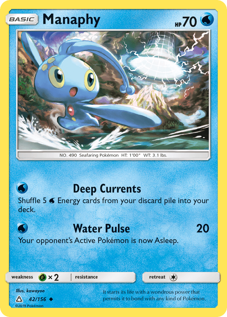 Manaphy, carta 42 de Ultra Prism