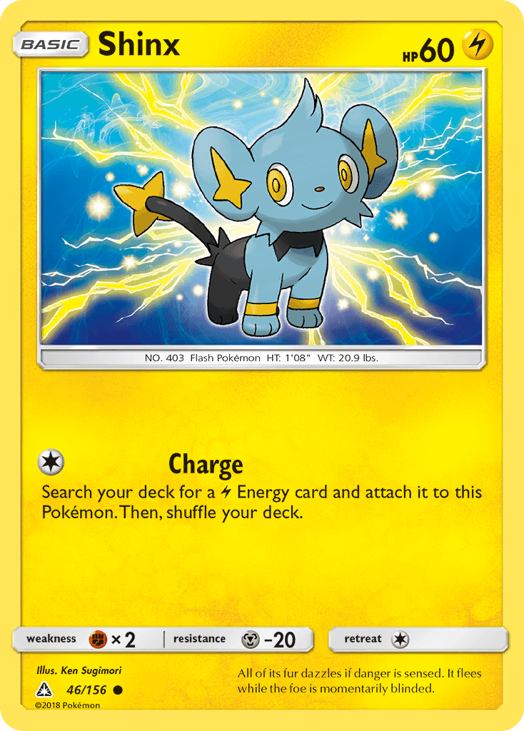 Shinx, carta 46 de Ultra Prism