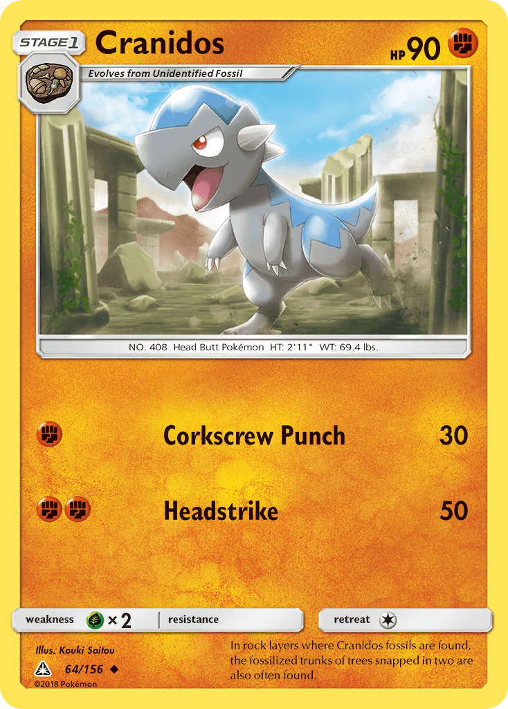 Cranidos, carta 64 de Ultra Prism