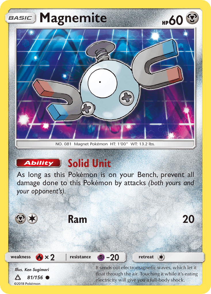 Magnemite, carta 81 de Ultra Prism