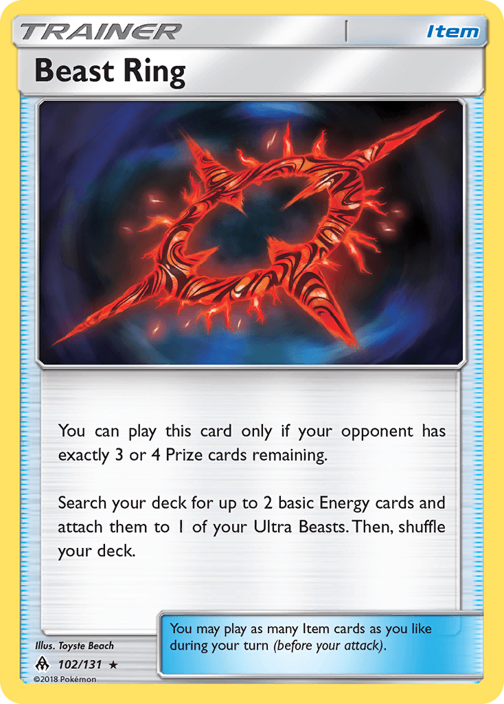 Beast Ring, carta 102 de Forbidden Light