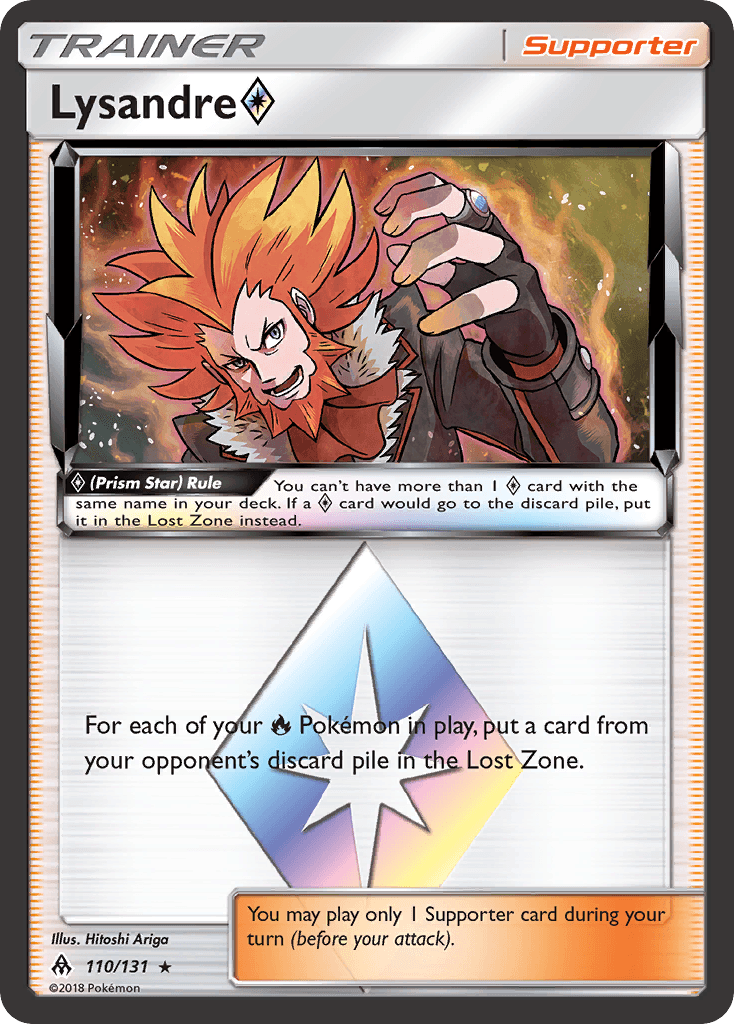 Lysandre ◇, carta 110 de Forbidden Light