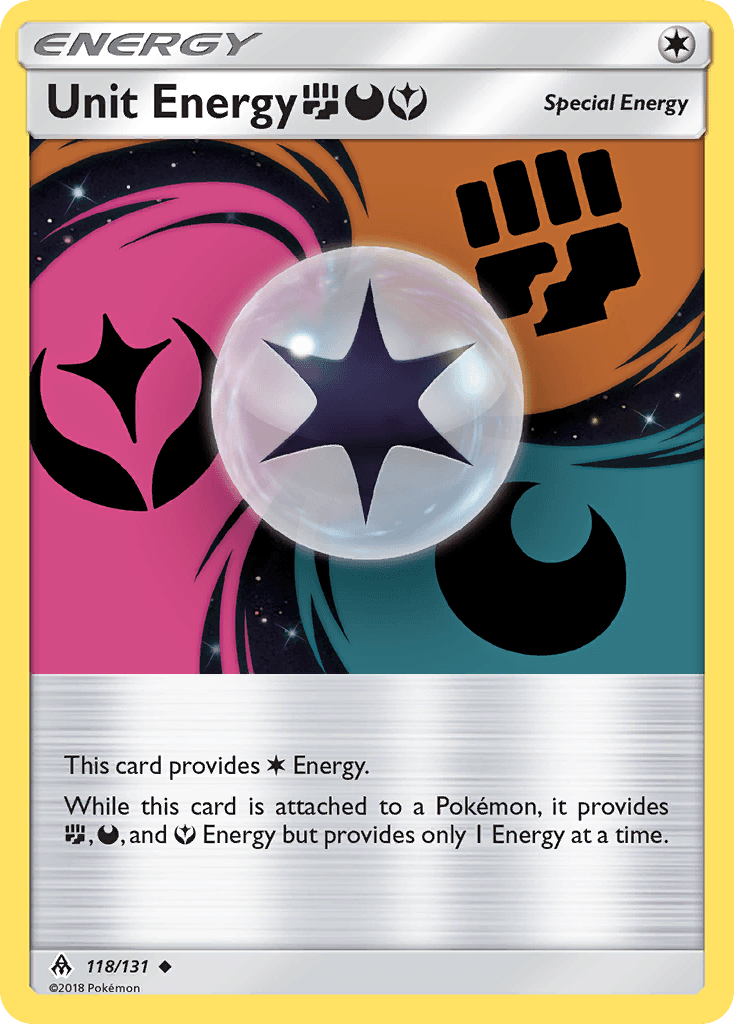 Unit Energy FightingDarknessFairy, carta 118 de Forbidden Light