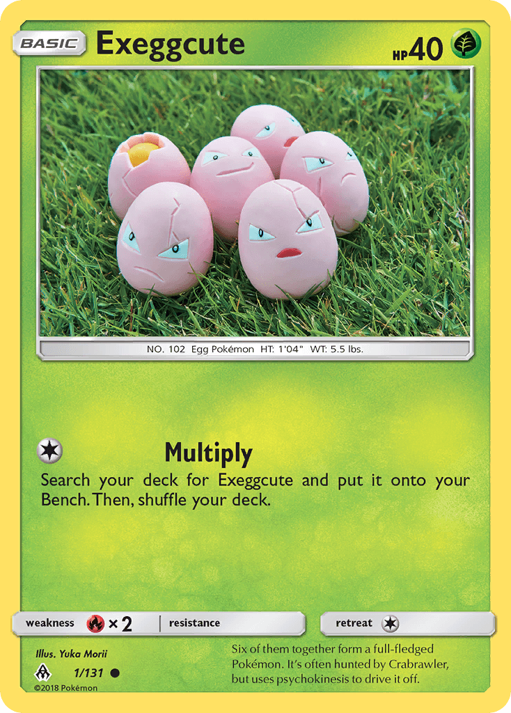 Exeggcute, carta 1 de Forbidden Light