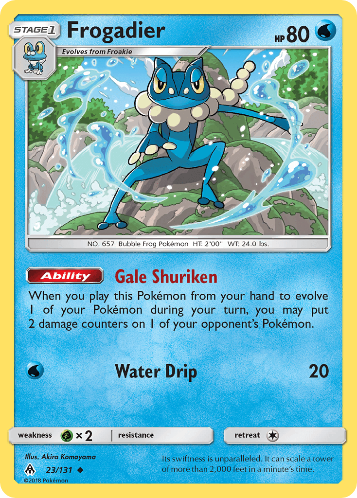Frogadier, carta 23 de Forbidden Light
