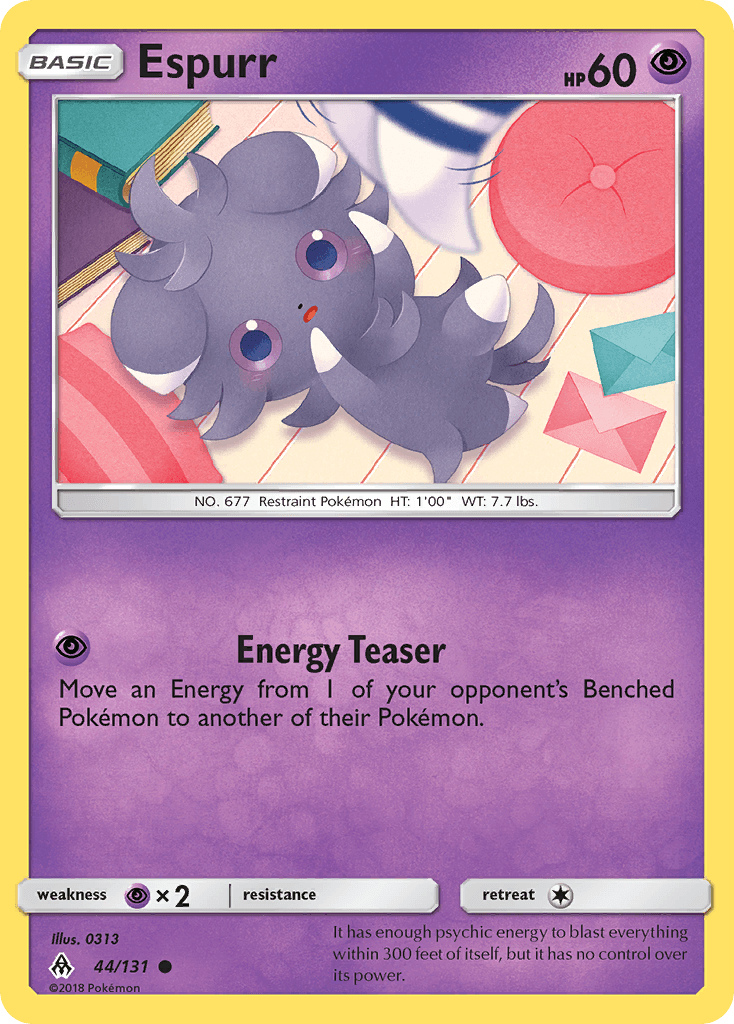 Espurr, carta 44 de Forbidden Light