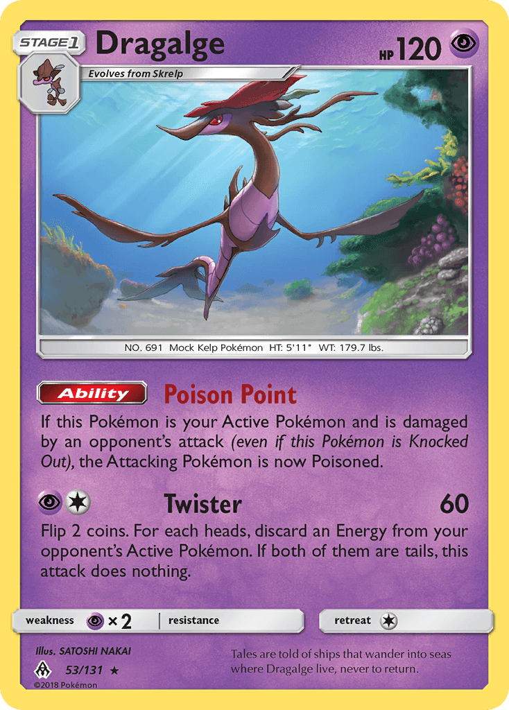 Dragalge, carta 53 de Forbidden Light
