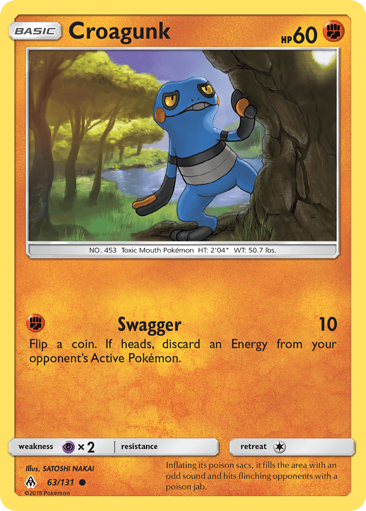 Croagunk, carta 63 de Forbidden Light