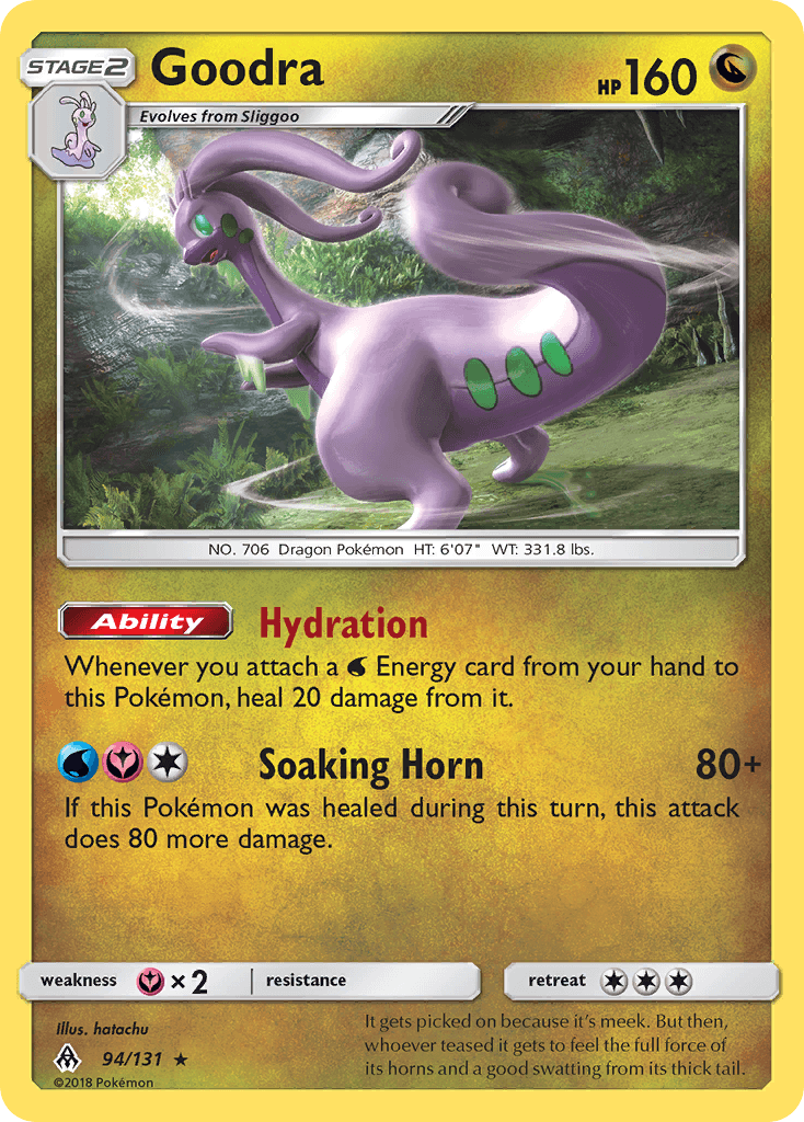 Goodra, carta 94 de Forbidden Light
