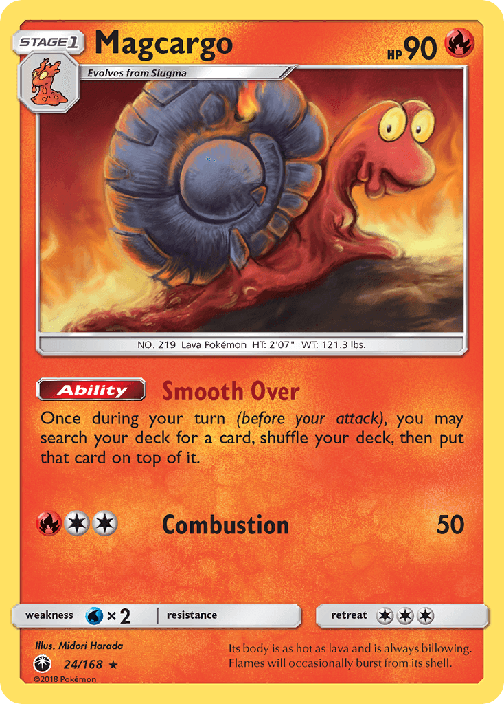 Magcargo, carta 24 de Celestial Storm