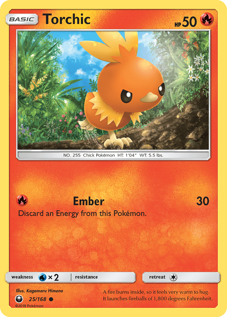 Torchic, carta 25 de Celestial Storm