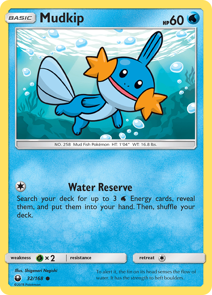 Mudkip, carta 32 de Celestial Storm