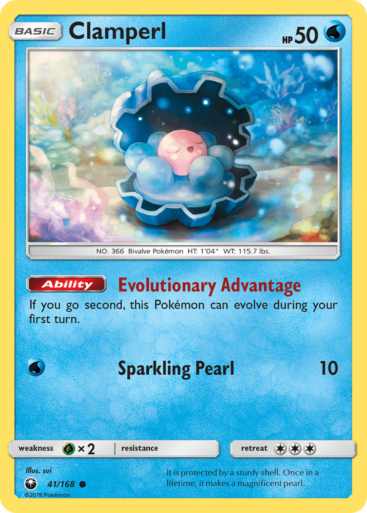 Clamperl, carta 41 de Celestial Storm