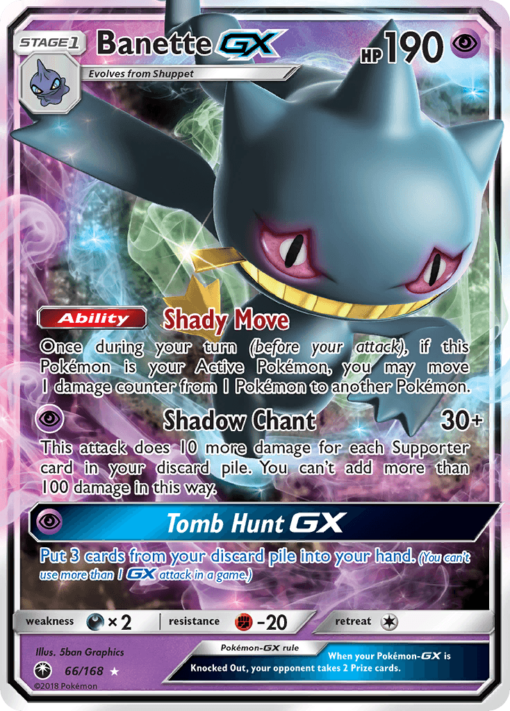Banette GX, carta 66 de Celestial Storm