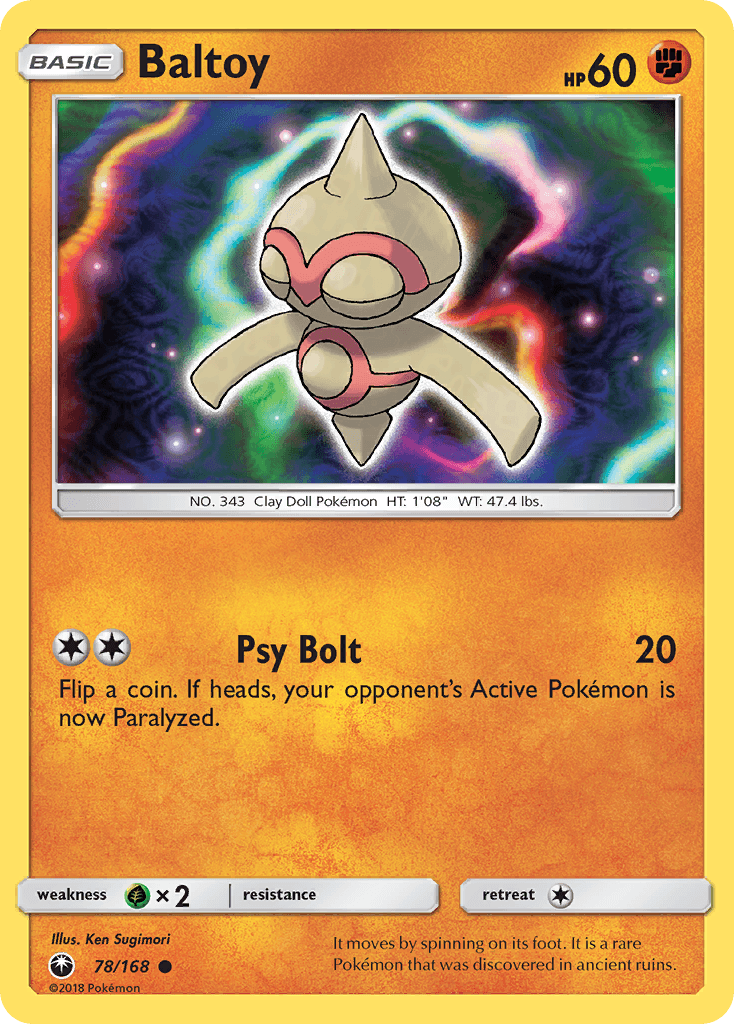 Baltoy, carta 78 de Celestial Storm