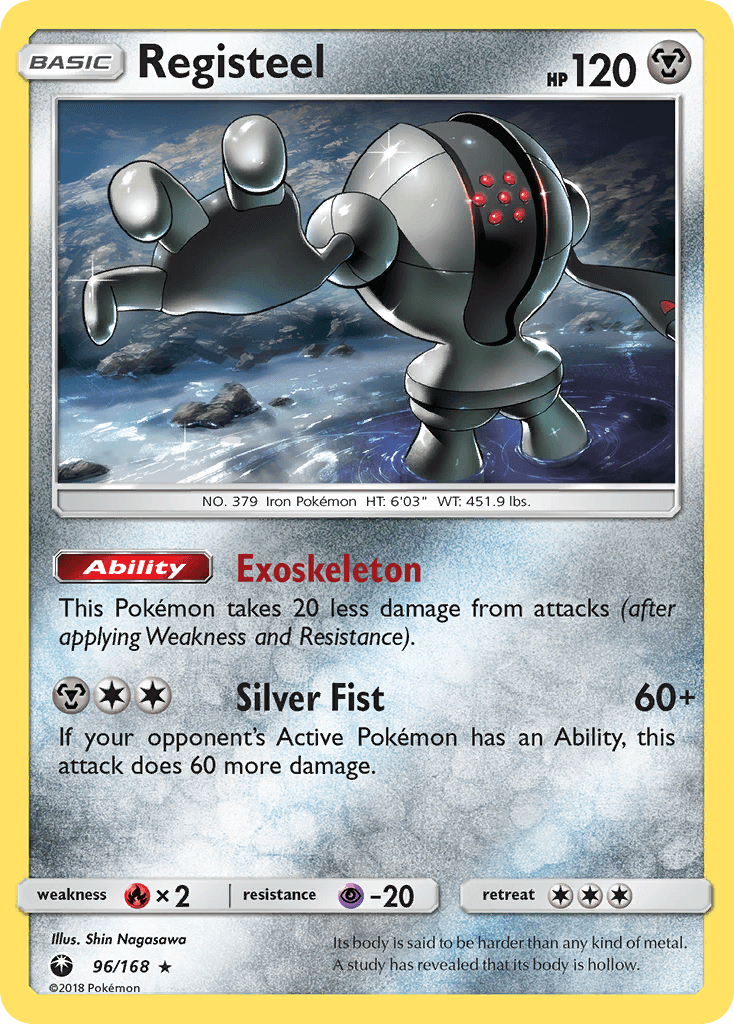 Registeel, carta 96 de Celestial Storm