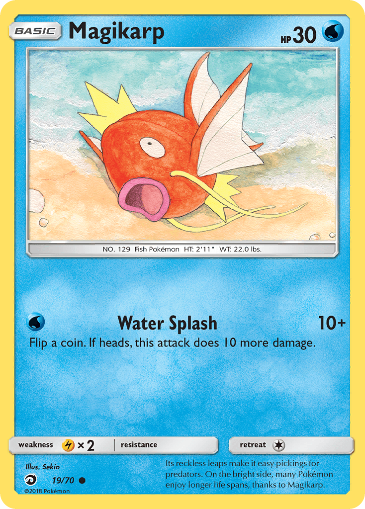Magikarp, carta 19 de Dragon Majesty