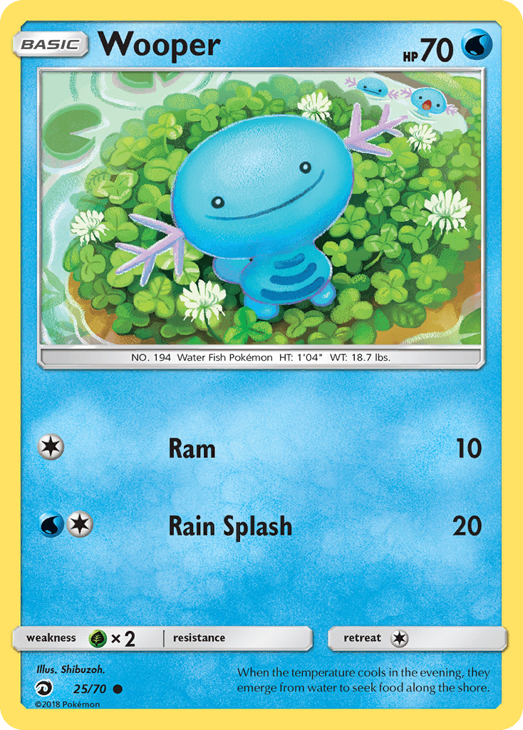 Wooper, carta 25 de Dragon Majesty