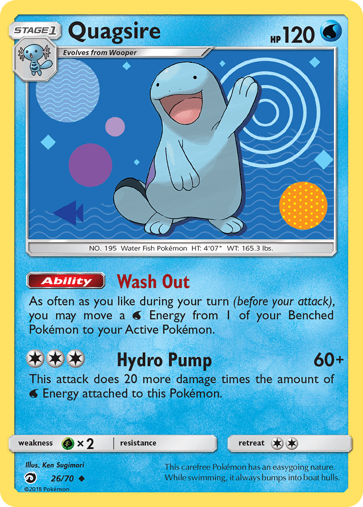 Quagsire, carta 26 de Dragon Majesty