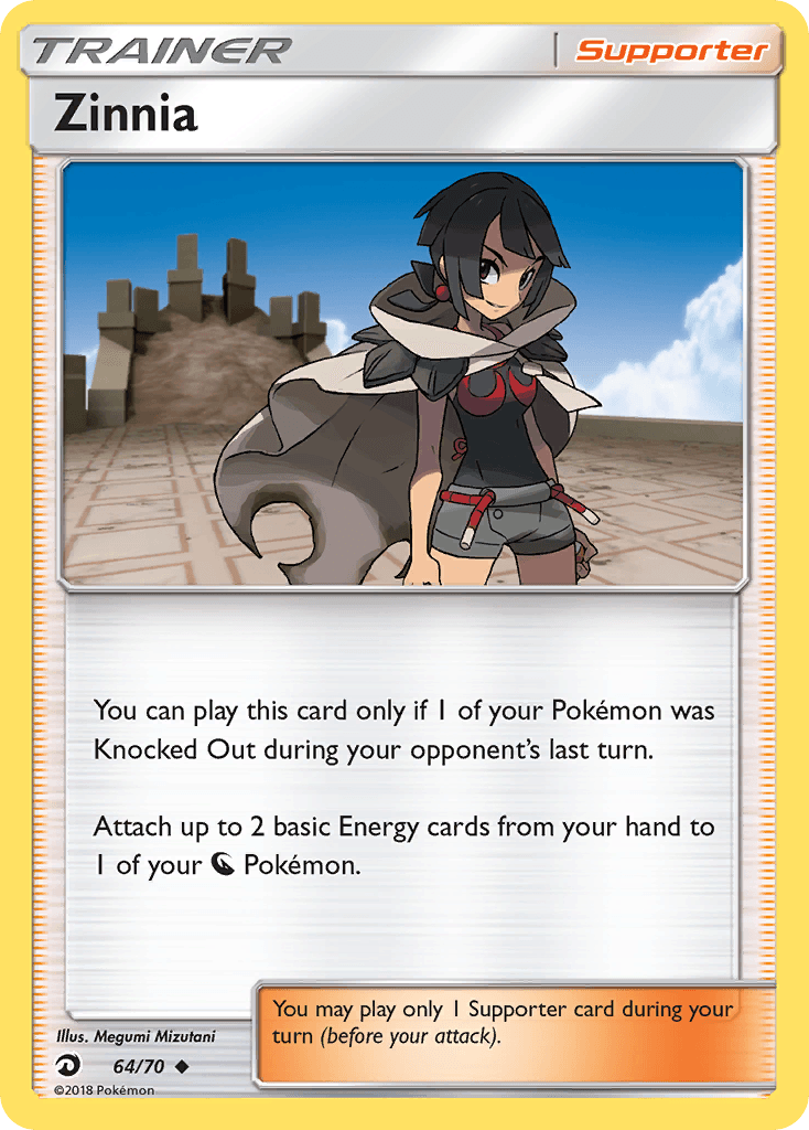 Zinnia, carta 64 de Dragon Majesty