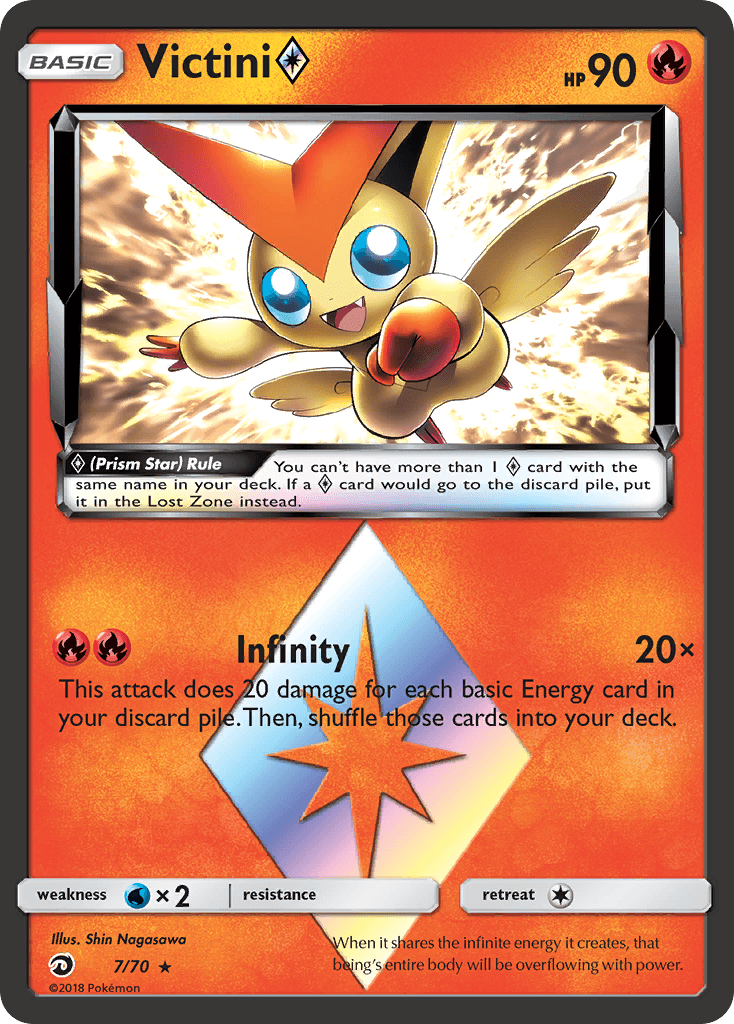 Victini ◇, carta 7 de Dragon Majesty