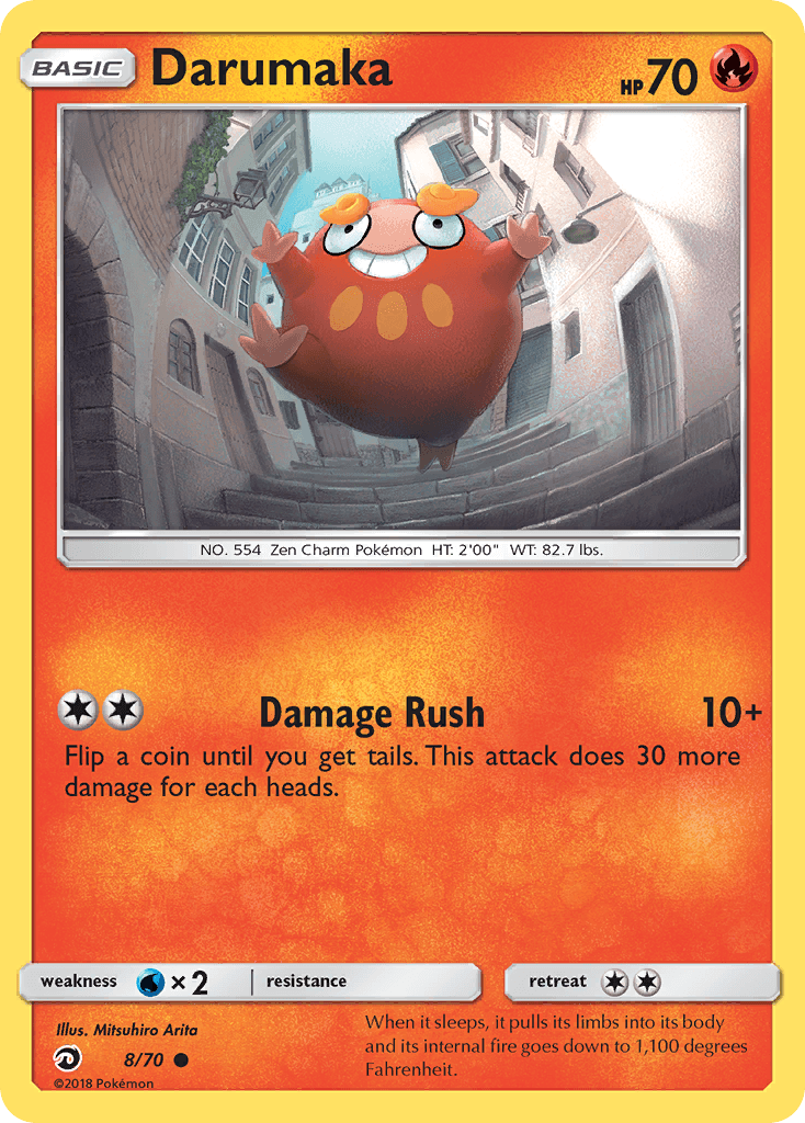 Darumaka, carta 8 de Dragon Majesty