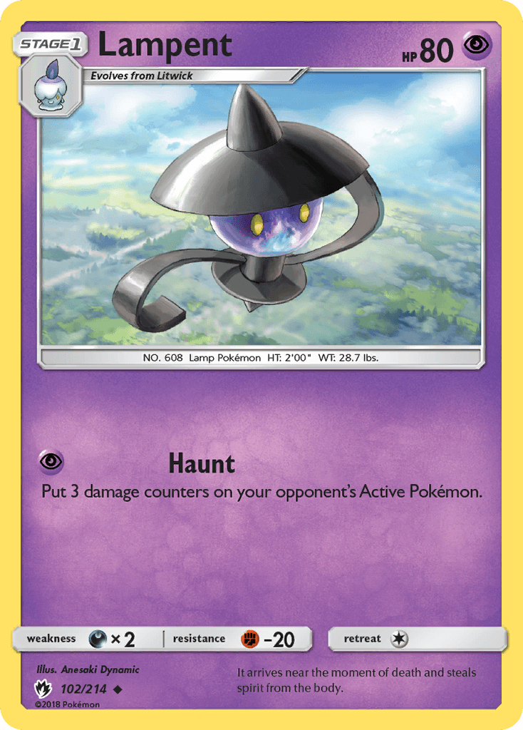 Lampent, carta 102 de Lost Thunder