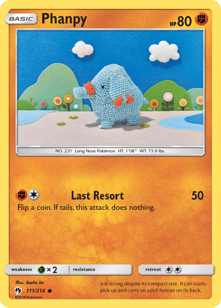 Phanpy, carta 111 de Lost Thunder