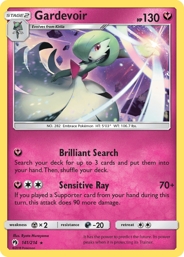 Gardevoir, carta 141 de Lost Thunder