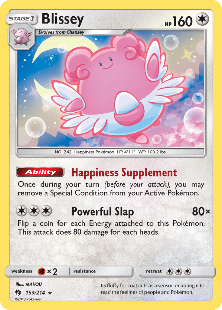 Blissey, carta 153 de Lost Thunder