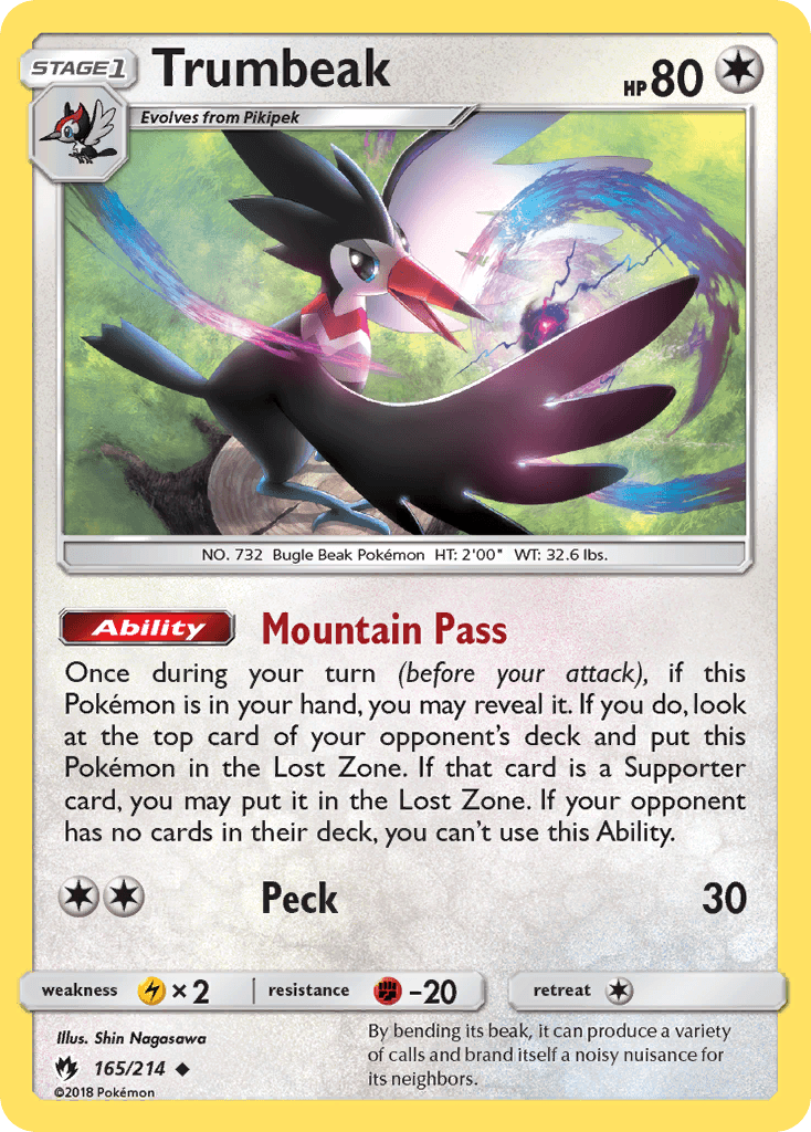 Trumbeak, carta 165 de Lost Thunder