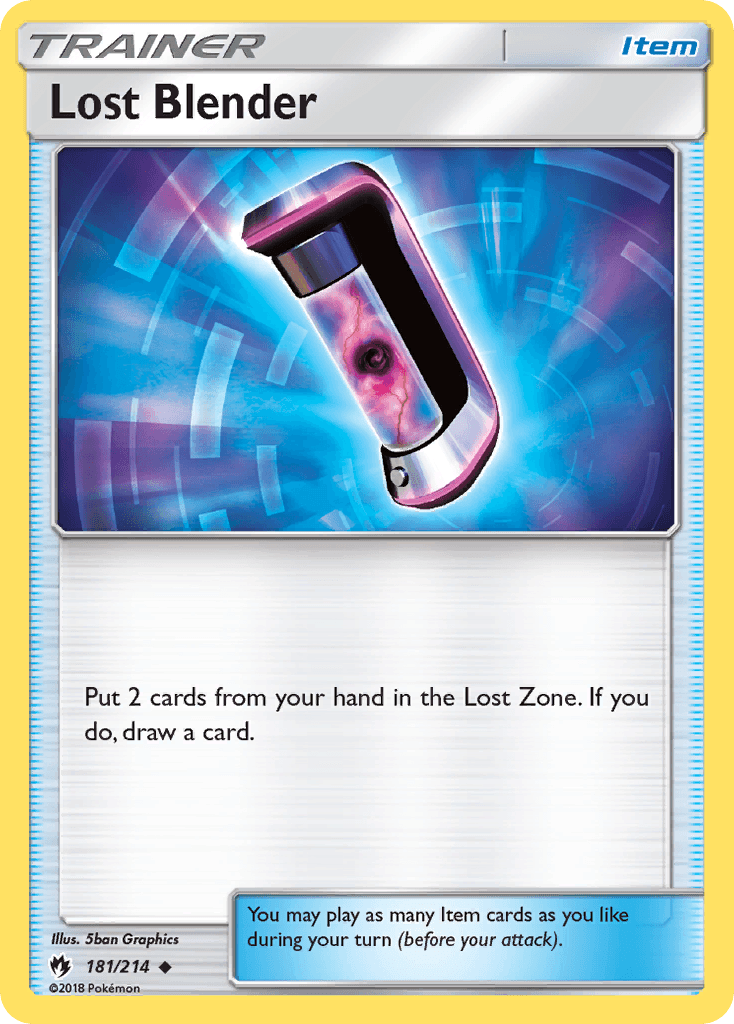 Lost Blender, carta 181 de Lost Thunder