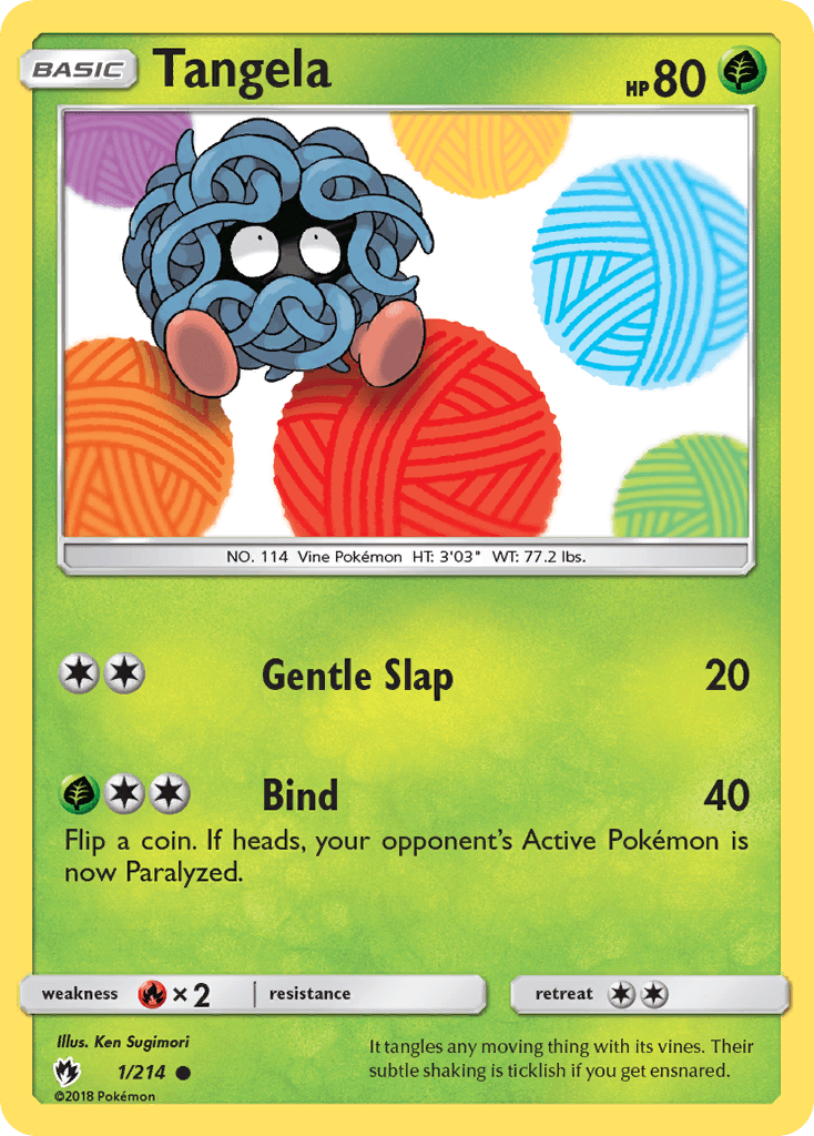 Tangela, carta 1 de Lost Thunder