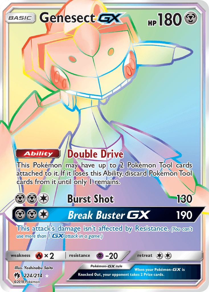 Genesect GX, carta 224 de Lost Thunder