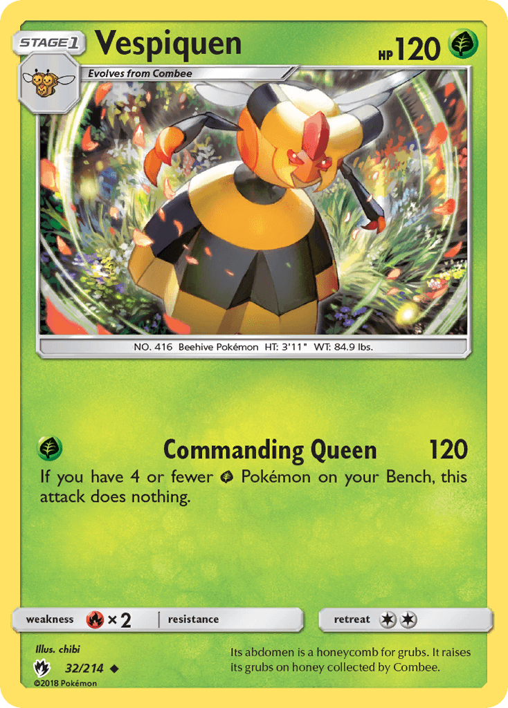 Vespiquen, carta 32 de Lost Thunder