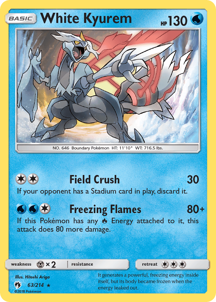 White Kyurem, carta 63 de Lost Thunder