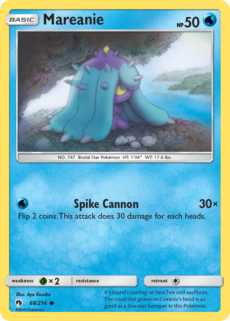 Mareanie, carta 68 de Lost Thunder