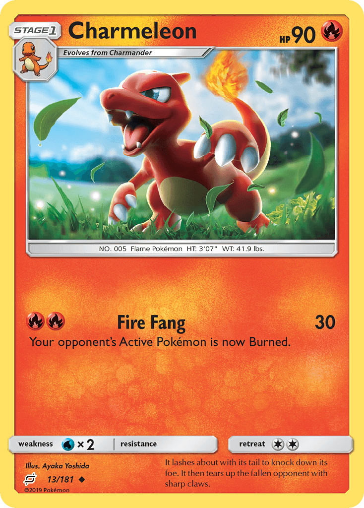 Charmeleon, carta 13 de Team Up