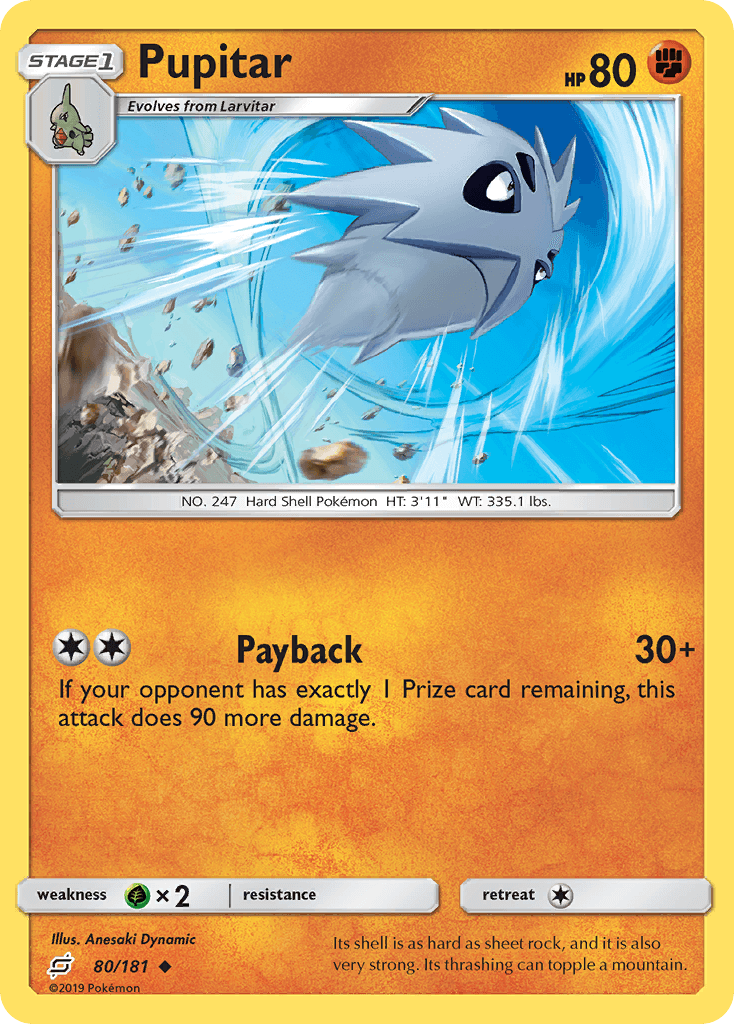 Pupitar, carta 80 de Team Up