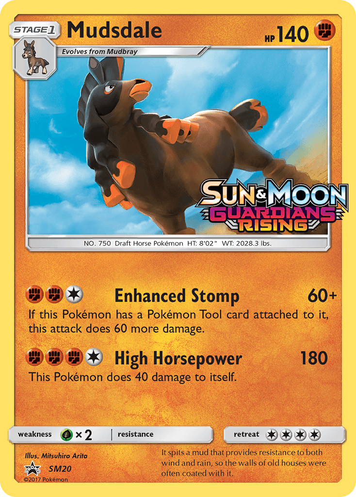 Mudsdale, carta SM20 de SM Black Star Promos