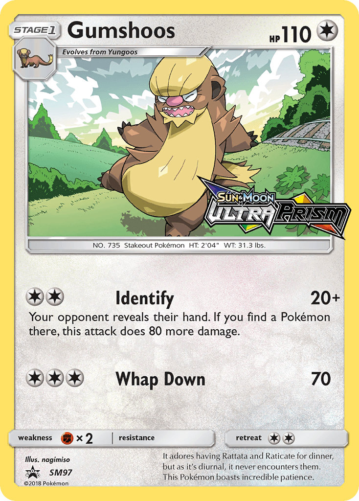 Gumshoos, carta SM97 de SM Black Star Promos