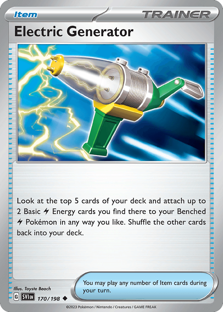 Electric Generator, carta 170 de Scarlet & Violet