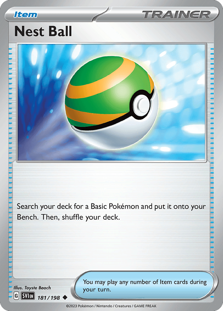 Nest Ball, carta 181 de Scarlet & Violet
