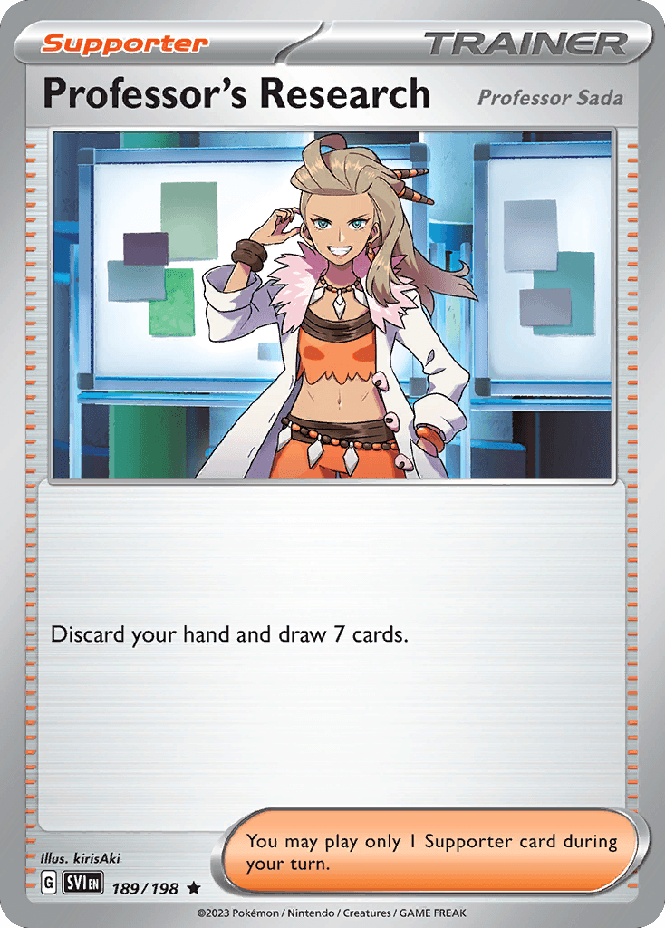 Professor's Research, carta 189 de Scarlet & Violet