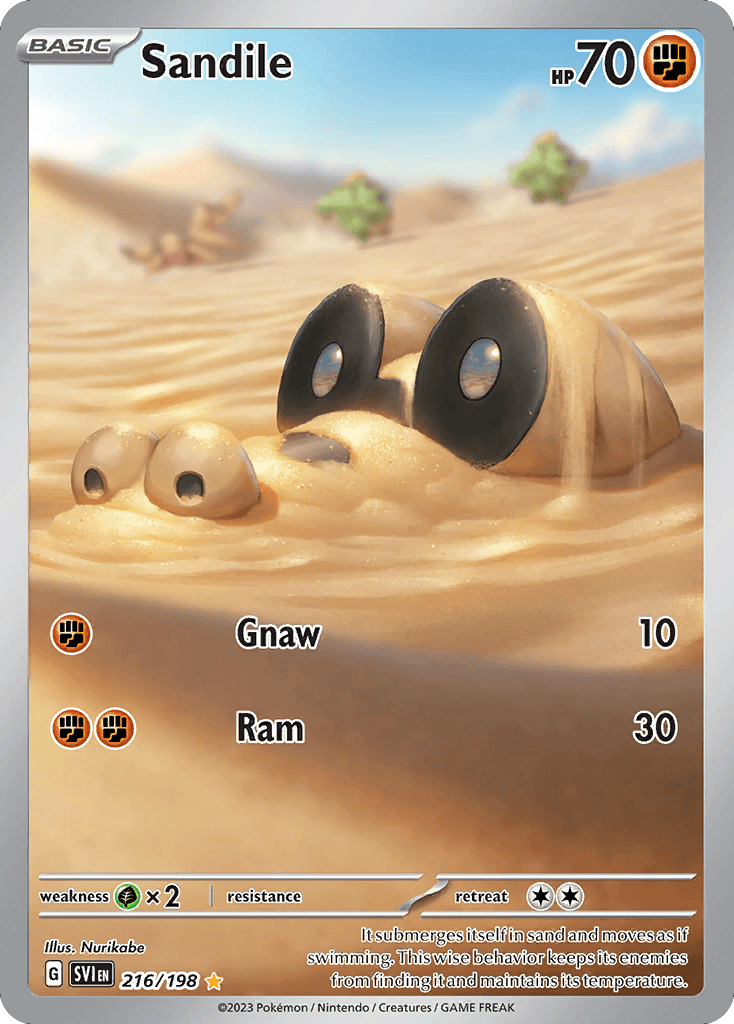 Sandile, carta 216 de Scarlet & Violet