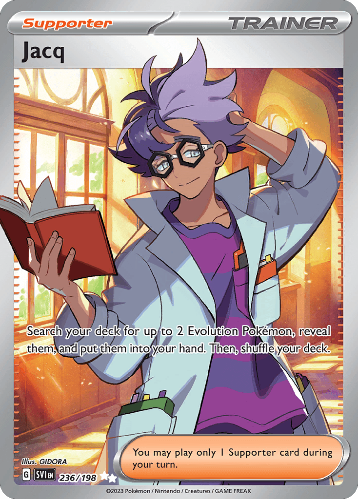 Jacq, carta 236 de Scarlet & Violet
