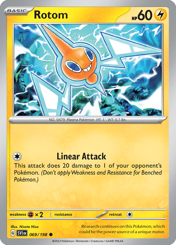 Rotom, carta 069 de Scarlet & Violet